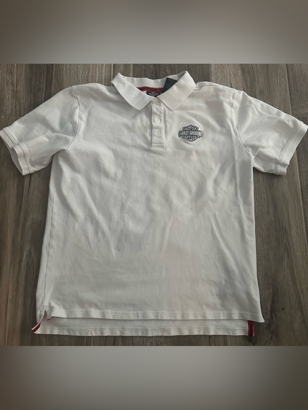 Harley-Davidson Men's White Polo Shirt